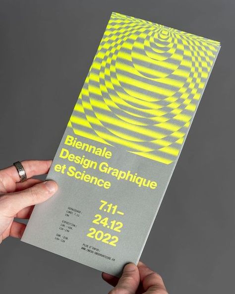 Contemporary Type on Instagram: "By @dylan_nwk: Quantum of Light, Graphic Design & Science Biennial, Conceptual Poster, Silkscreen. Light can be described as a particle, the Quantum of Light. It moves very quickly through space. The poster shows this phenomenon through the screentone and the Doppler effect. Mockup by @urbanpostermockup Fonts: Neue Montreal / @pangram.pangram & VT323 / Peter Hull" Light Graphic Design, Iq Logo, Doppler Effect, 달력 디자인, Abstract Graphic Design, Contemporary Graphic, Leaflet Design, Type Posters, Typography Logo