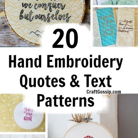 20 Hand Embroidery Quote Patterns Hand Embroidery Quotes, Emboridary Designs, Frozen Cross Stitch, Embroidery Quotes, Tea Cosy Knitting Pattern, Stitch Witchery, Subversive Cross Stitch, Hand Embroidery Videos, Dishcloth Pattern