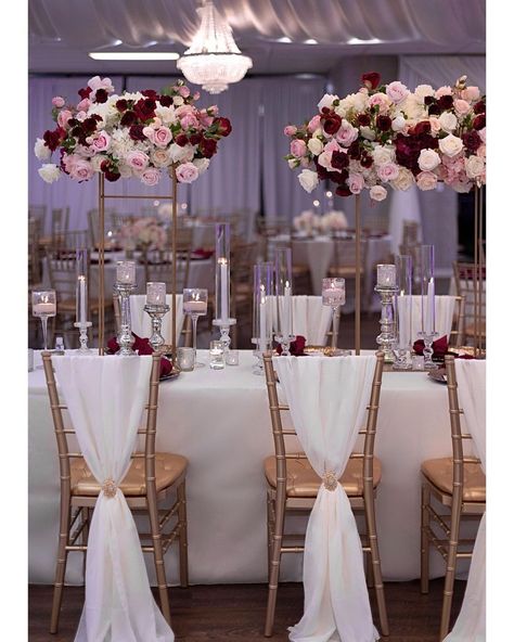 Burgundy And Pastel Wedding, Burgundy And Red Wedding, Burgundy Blush Wedding Decor, Rose Gold And Burgundy Quinceanera Theme, Wedding Decor Burgundy And Blush, Pink And Burgundy Quinceanera, Blush Pink And Burgundy Wedding Decor, Burgundy And Rose Gold Wedding Table Decor, Blush Pink Burgundy Wedding