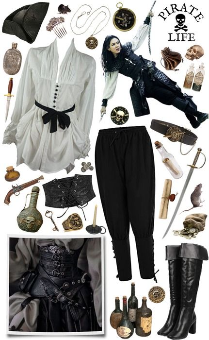 Pirate Outfit | ShopLook Pirate Core Outfits Casual, Pirate Oc, Caribbean Outfits, Pirate Outfit, Fairycore Aesthetic, Adelaide Kane, Pirates Of The Caribbean, Outfit Shoplook, Descendants