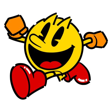 CHARACTER │ The Official Site for PAC-MAN Video Game Drawings, Infinite Art, Mickey Mouse Art, Gaming Tattoo, Kids Sofa, Pac Man, Animal Heads, Play Games, Video Game Characters