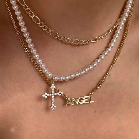 EVRY JEWELS™️ on Instagram: “BOXING DAY STARTS NOW🌟 take 35% off site wide !!” Money Necklace, Cz Stone Necklace, Layering Necklaces, Angel Necklace, Rhinestone Belt, White Hot, Faux Pearl Necklace, Girly Jewelry, Jewelry Inspo