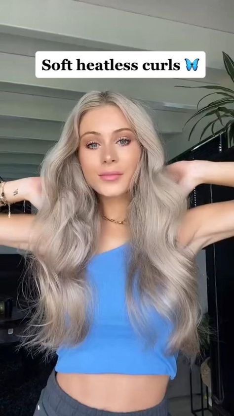 Hair Curling Tips, Hair Tips Video, Hair Homecoming, Heatless Hairstyles, Heatless Curls, Hair Tutorials For Medium Hair, Hair Up Styles, Hairdo For Long Hair, Hair Stylist Life