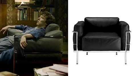 . Sherlock Cosplay, Le Corbusier Chair, Union Jack Cushions, Styl Shabby Chic, Bbc Sherlock, Fancy Houses, Reality Television, First Apartment, Martin Freeman