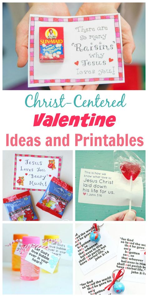 Craft Ideas For Valentines Day, Ideas For Valentines Day Gifts, Sunday School Valentines, Church Valentines, Religious Valentines, Happy Home Fairy, Christian Valentines, Valentinstag Party, Valentine Gifts For Kids