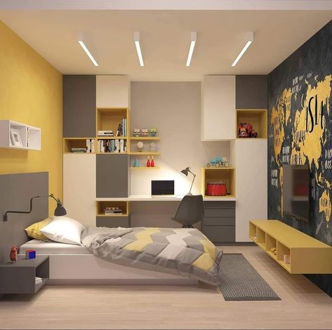 Boys Study Room, Place Aesthetic, Home Study Rooms, Aesthetic Architecture, Small Room Design Bedroom, Study Room Design, Boy Bedroom Design, Kids Bedroom Inspiration, Kids Bedroom Designs