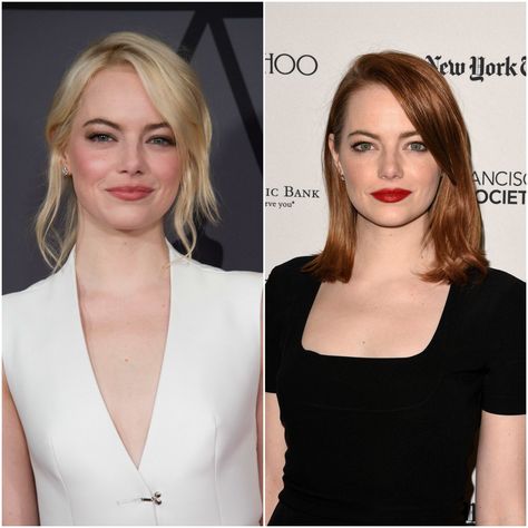 9 Famous Red-Haired Celebrities Who Aren't Natural Redheads | Allure Emma Stone Hair, Natural Redheads, Anime Wallpaper Hd, Dyed Hair Pastel, Ombre Blond, Pastel Ombre, Natural Red Hair, Red Hair Inspo, Blonde Roots