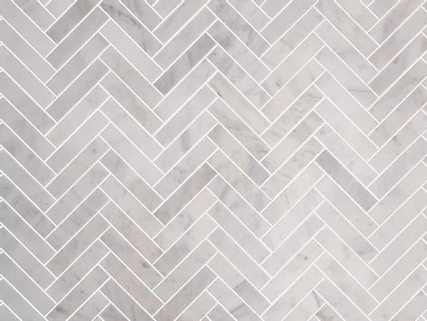 Floor Mosaic Tile, Marble Herringbone Tile, Herringbone Tiles, Marble Sheets, Floor Mosaic, Marble Herringbone, Carrara Marble Tile, Mosaic Floor Tile, White Carrara Marble