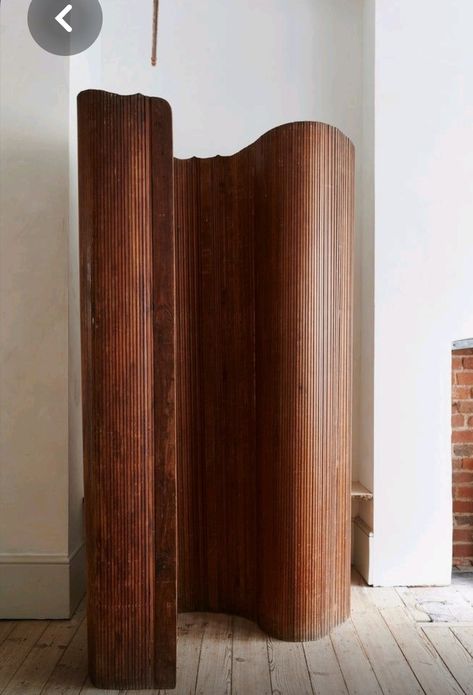 Mid Century Room Divider, Folding Screen Room Divider, Metal Room Divider, Cream Living Rooms, Modern Room Divider, Wooden Room Dividers, Wood Screens, Room Of One's Own, Wooden Screen