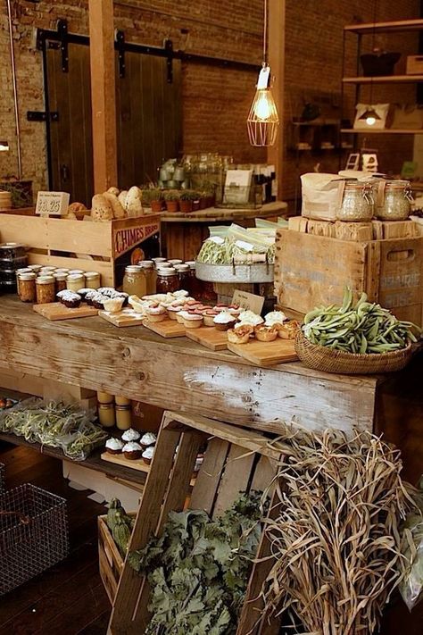 ~ A Country Life ~ Farmers Market Display, Bakery Display, Farm Store, Market Displays, Farm Market, Farm Shop, Market Stalls, Farm Stand, Outdoor Market