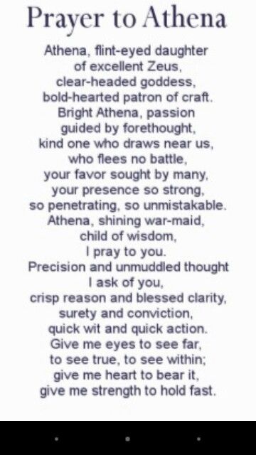 Prayer to Athena Alter To Athena, Offerings To Athena, Athena Correspondences, Working With Athena, Athena Witchcraft, Athena Meaning, Athena Worship, Athena Offerings, Athena Prayer