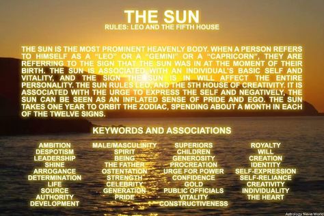 Sun correspondences Planets Astrology, Astrology Quotes, Sun Sign Moon Sign, Rising Signs, Birth Order, Sun Signs, Astrology Planets, Astrology Pisces, Chinese Astrology