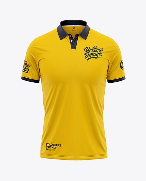 Polo Shirt Mockup, Logo Design Mockup, Polo Tshirts, Design Mockup Free, Free Psd Mockups Templates, Amazing Artwork, Yellow Images, Psd Mockup Template, Knit Polo