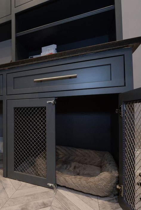 Wooden dog crate