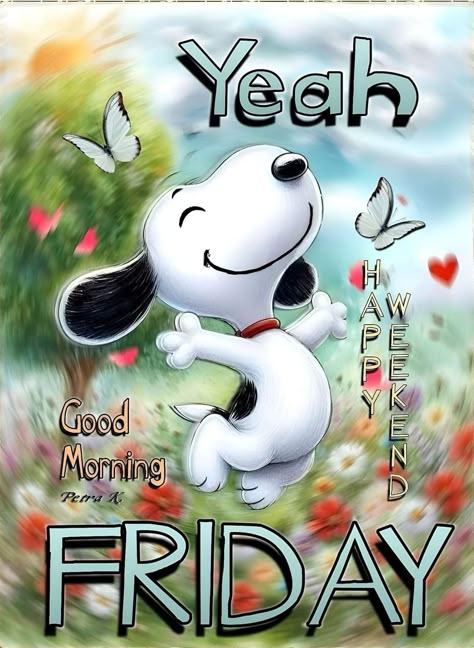 Peanuts Happy Birthday, Snoopy Friday, Happy Friday Pictures, Goodnight Snoopy, Thursday Greetings, Good Morning Snoopy, Happy Thursday Quotes, Good Morning Thursday, Good Morning Happy Friday