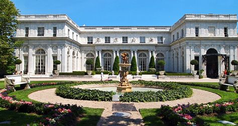 Rhode Island Mansions, Newport Mansions, Rosecliff Mansion, Marble House, The Gilded Age, Abandoned Amusement Parks, New England Travel, Abandoned Castles, Historic Mansion