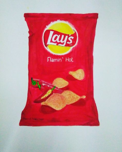 Object drawing #lay's Chips Drawing, Lays Chips, College Project, College Projects, Object Drawing, Arm Tattoo, Chip Bag, Snack Recipes, Chips