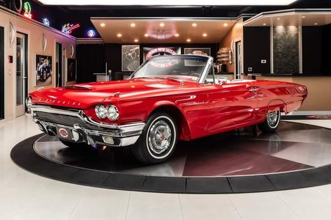 1964 Ford Thunderbird Convertible 390 Thunderbird Car, Ford Thunderbird Convertible, Thunderbird Convertible, 1964 Ford, Vintage Automobiles, Ford Thunderbird, Cars And Trucks, Classic Vintage, Vintage Cars