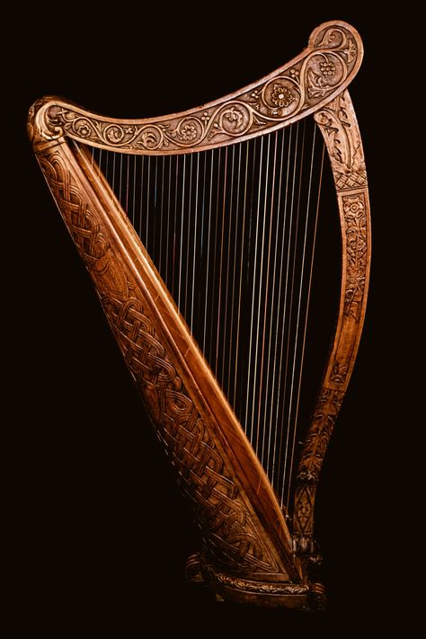 Canadian French, Instrument Families, Celtic Harp, Irish Harp, Play Music, String Instruments, Underworld, Harp, Greek Mythology