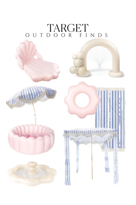 MINNIDIP Tufted Pool - Blushing … curated on LTK Minnidip Pool, Pink Pool Furniture, Aesthetic Kiddie Pool, Pink Kiddie Pool, Summer Pool Floats, Mermaid Pool Float, Unicorn Pool Float, Outdoor Fun For Kids, Baby Pool