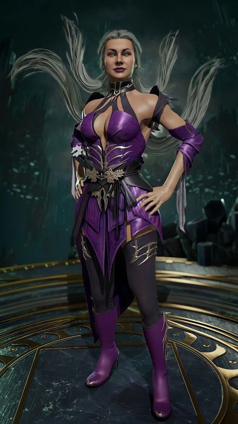 Sindel, Kitana's mother, has great powers like her super destructive voice and her strong hair, she is a great Mortal Kombat warrior Mk 11 Sindel, Sindel Mk 1, Liu Kang And Kitana, Claude Van Damme, Liu Kang, Johnny Cage, Mecha Anime, Video Game Characters, Superhero Art