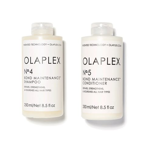 Olaplex Bond Maintenance No. 4 Shampoo and No. 5 Conditioner Olaplex Shampoo And Conditioner Results, Opalex Hair Shampoo And Conditioner, Olaplex Shampoo And Conditioner, Olaplex Products, Olaplex Shampoo, Scalp Mask, Brightening Mask, Hemp Leaf, Best Eye Cream