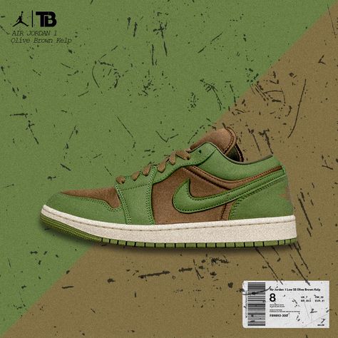 Step into the urban spotlight with Air Jordan 1 Low SE 'Olive Brown Kelp', your style game-changer, exclusively at @topsandbottoms! 👟⁠ ⁠ #AirJordan #AirJordan1 #AJ #OliveBrown #TopAndBottoms #StreetSwagge #Streetwear #footwear #sneaker #sneakers #sneakeraddicit #sneakerhead⁠ Olive Shoes, Womens Air Jordans, Jordans Women, Kids Jordans, Air Jordan 1 Low, Jordan 1 Low, Jordan 1 Mid, Clothing Essentials, The Urban