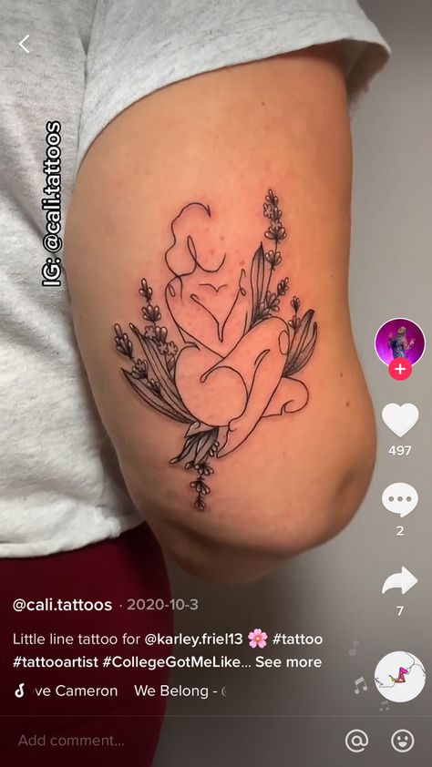 Plus Size Stomach Tattoo, Plus Size Tattoo Ideas, Tattooed Plus Size Women, Plus Size Tattoos, Amber Core, Tricep Tattoos, Girl Thigh Tattoos, Healing Symbols, Sunflower Tattoos