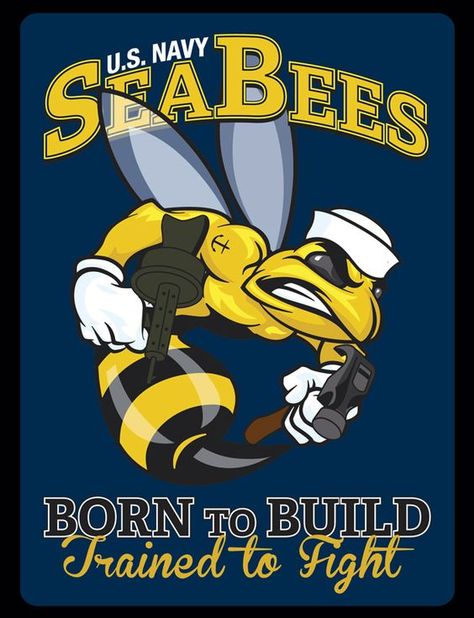 USN Seabees - Born to Build, Trained to Fight! Seabees Phone Case Design | Medals of America: Seabee Tattoo, Seabees Logo, Seabees Navy, Us Navy Seabees, Navy Tattoos, Navy Seabees, Joining The Navy, Ww2 Posters, Usa Navy