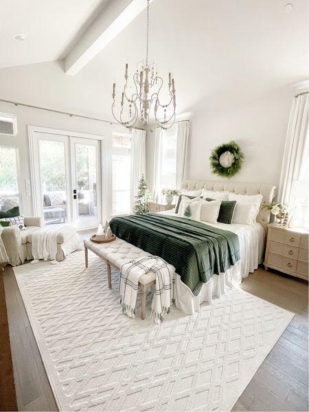 Masculine Bedroom Decor, Holiday Bedroom, My Texas House, Masculine Bedroom, Texas House, Bedroom Decorations, Decor 2024, Christmas Bedroom, Master Bedrooms Decor