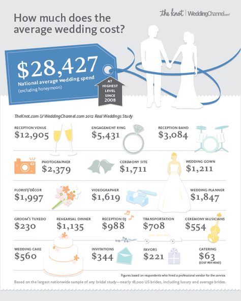 Check out the average wedding cost in 2012 from the largest real wedding study out there. Survey by TheKnot.com and WeddingChannel.com. Average Wedding Costs, Wedding Budget Breakdown, Crystal Wedding Dress, Boda Mexicana, Weddings By Color, Wedding Info, Wedding Budget, Wedding Costs, Planning Checklist