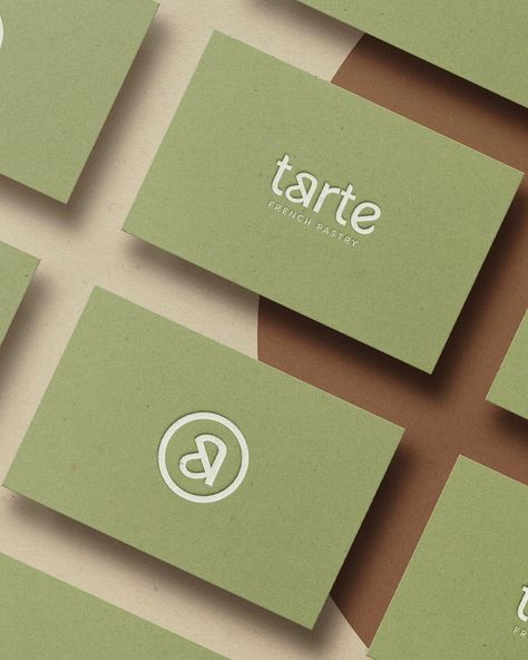 Tarte pâtisserie - Studio Fringale logobrand Identity Sketch, Body Branding, Bakery Logo Inspiration, Bakery Branding Design, Plant Minimalist, Pastry Logo, Minimalist Logo Branding, Esthetician Business, Patisserie Design