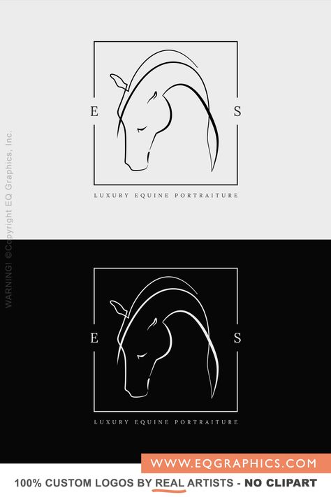 Horses Logo Design, Equine Therapy Logo, Equestrian Logo Design, Horse Logo Design Graphics, Horse Logo Inspiration, Horse Graphic Design, Equine Logo Design, Simplistic Logo, Horse Symbol