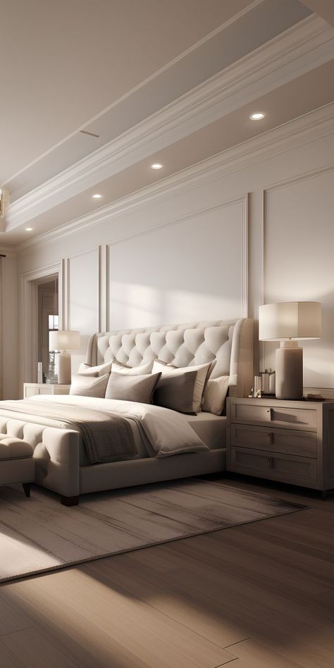 Luxurious Bedrooms Master, Bedroom Sets Furniture King, King Bedroom Furniture, Luxury Bedroom Decor, Luxury Bedroom Design, Bed Design Modern, Luxury Bedroom Master, Classic Bedroom, Design Room