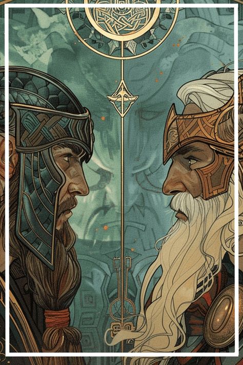 Witch Learning, Norse God Tyr, Thor Norse Mythology, Asgard Aesthetic, Pagan Aesthetic, North Mythology, Seeking Wisdom, Odin Norse Mythology, Modern Viking