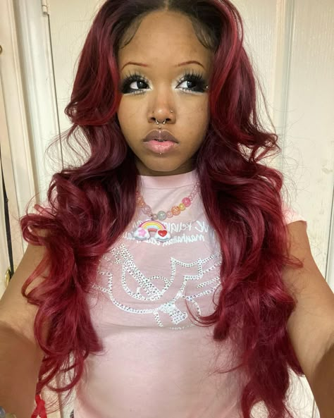 Gyaru Girl, Gyaru Fashion Black Women, Simple Gyaru Makeup, Gyaru Makeup Black, Gyaru Makeup Black Women, Black Gyaru Makeup, Gyaru Black, Black Gyaru Pfp, Funky Hair