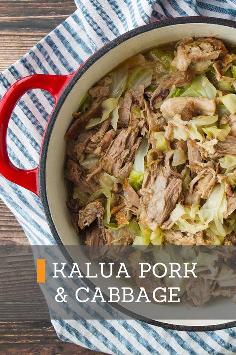 Hawaiian Pork And Cabbage, Kalua Pork Recipes Hawaii, Kahlua Pork Instant Pot, Pork Cabbage Slow Cooker, Pork Cabbage Crockpot, Instant Pot Kalua Pork And Cabbage, Kalua Pig And Cabbage Instant Pot, Kailua Pork Crock Pot, Hawaiian Kalua Pork And Cabbage