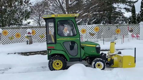 Tractor Cabs, Youtube Tags, Garden Tractor, Snow Plow, Lawn Tractor, Farm Tractor, Hand Built, John Deere, Tractor