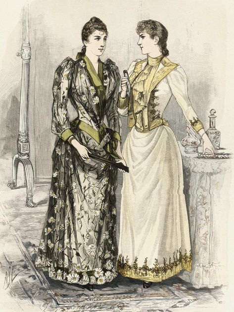 Fashion Plate - Freja Magazine - 1890 Edwardian Fashion Male, 1890s Fashion Male, Wicked Witch Costume, Victorian Fashion Women, Belle Epoque Fashion, 1899 Fashion, Western Womens Fashion, Victorian Dresses, 1890s Fashion