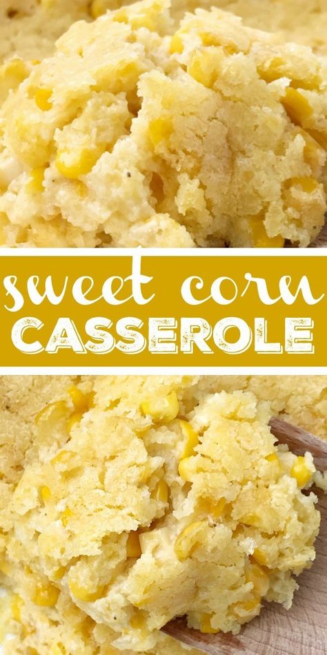 Sweet Corn Casserole, Corn Casserole Recipe, Donut Muffins, Cornbread Mix, Home Made Food, White Corn, Corn Casserole, Creamed Corn, Recipe Sweet