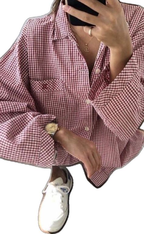 Chique Outfits, Easy Style, Gingham Shirt, Looks Street Style, Mode Inspo, Looks Style, Mode Inspiration, Look Fashion, Spring Summer Fashion