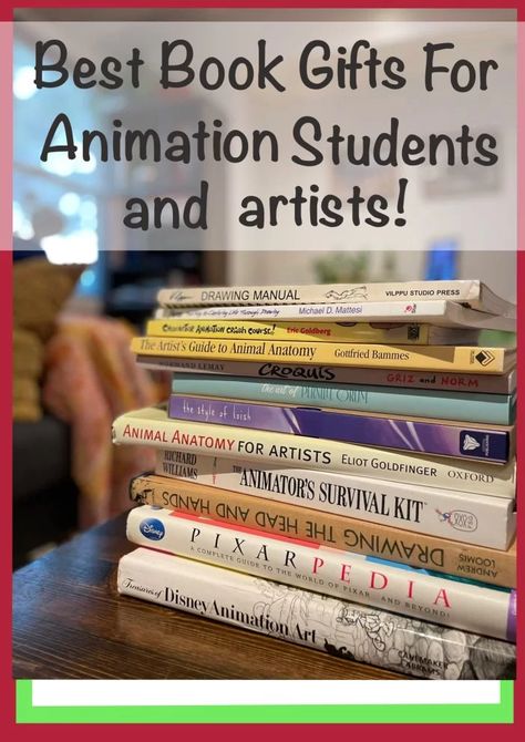 Gifts For Animators, Animation Student Aesthetic, Anime Gift Ideas, Gift Ideas For Artists, Animation Student, List Of Books, Long Books, Experiential Learning, Art Idea