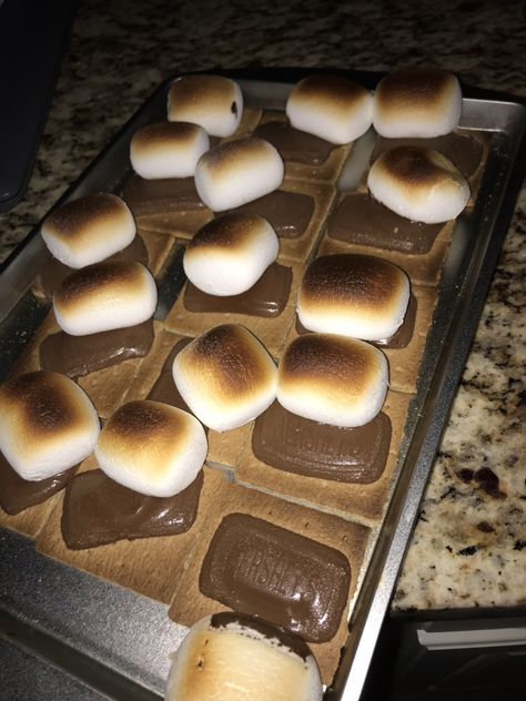 Honey Maid Graham Crackers   Jumbo Jiffy Marshmallows     Giant Hersey Milk Chocolate Candy Bar Oven Bakes, Baked Smores, Giant Marshmallows, Giant Chocolate, Chocolate Marshmallow, Milk Chocolate Candy, Chocolate Candy Bar, Chocolate Marshmallows, Oven Baked