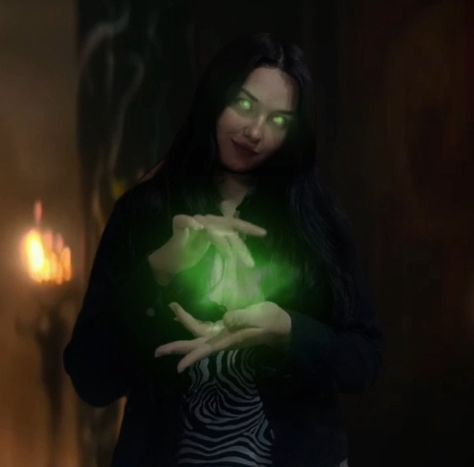 Rio Vidal Green Witch, Rio Vidal Marvel, Emerald Witch, Stark Oc, Green Witch Aesthetic, Avengers Oc, Witch Oc, Time Stone, Throne Of Glass Books