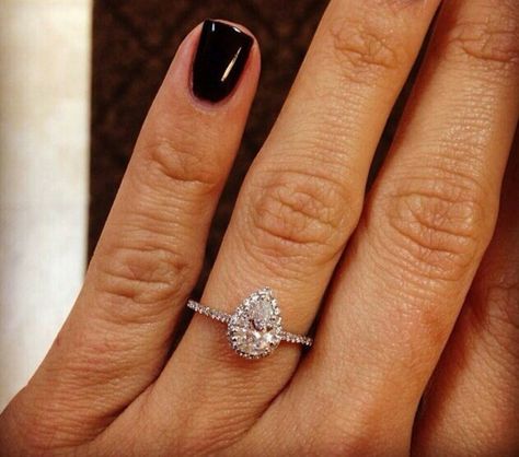 ❤ Teardrop Engagement Ring, Beautiful Engagement Ring, Gorgeous Engagement Ring, Dream Engagement, Maggie Sottero, Dream Engagement Rings, Wedding Goals, Put A Ring On It, Wedding Wishes