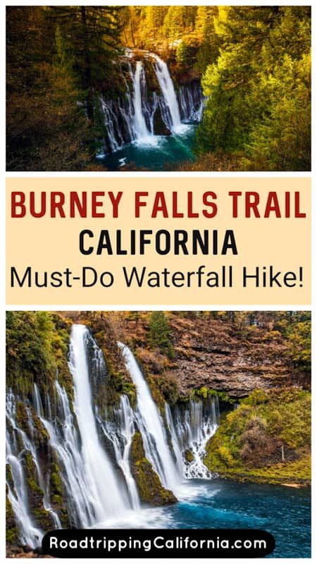 Discover the easy to moderate Burney Falls Hike in northeastern California! Plus tips for hiking the loop and viewing beautiful Burney Falls. Burney Falls California, California Waterfalls, Burney Falls, Plitvice National Park, California Hikes, Beautiful California, Waterfall Features, Travel California, Waterfall Hikes