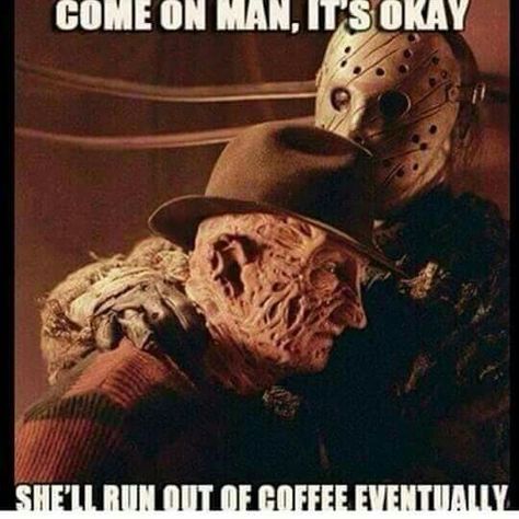 Freddy vs Jason Horror Villians, Scrappy Doo, Horror Fanatic, Horror Movies Funny, Halloween Memes, Friday 13th, Scary Movie Characters, Creepy Things, Slasher Movies