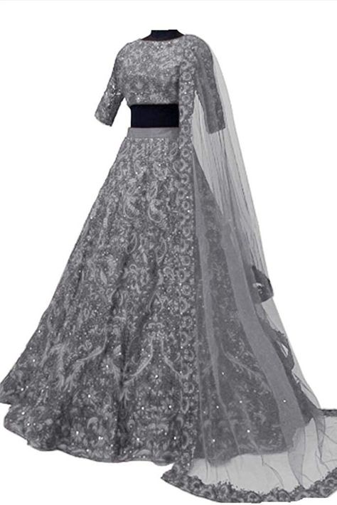 Grey Lengha, Maxi Dress Outfit Summer, Indian Maxi, Maxi Skirts Summer, Cute Maxi Dress, Lengha Choli, Maxi Outfits, Maxi Dress Outfit, Maxi Skirt Outfits