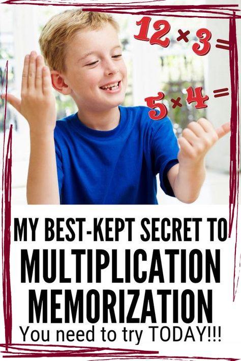 Multiplication Tricks 3rd Grade, Multiplication Memorization, Memorizing Multiplication Facts, Memorizing Multiplication, Multiplication Facts Memorizing, Multiplication Songs, Teach Multiplication, Learning Multiplication Facts, Multiplication Tricks