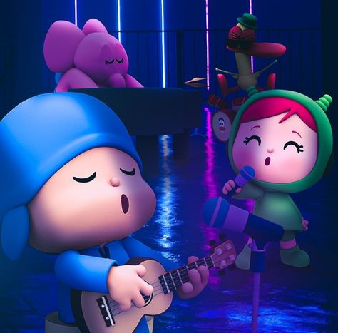 Pocoyo and his friends singing Pocoyo Love, Pocoyo Wallpaper Iphone, Pocoyo Cute, Pocoyo Pfp, Etude House Lip Tint, Friends Singing, Cartoon Books, Crazy Wallpaper, Y2k Wallpaper